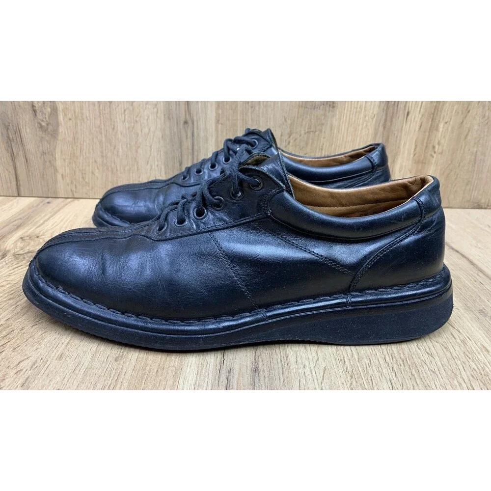 Allen Edmonds 48040 Men's Black Leather Comfort Oxford Shoes Size 9.5 D USA